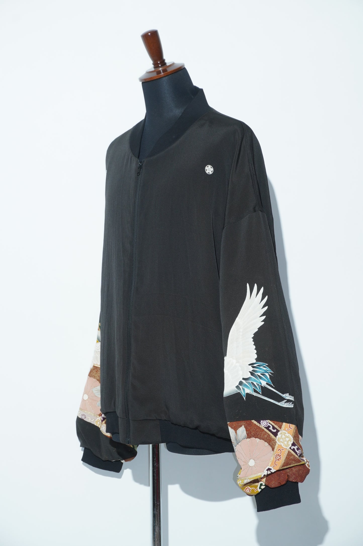Kurutome Bomber Jacket Soaring Crane | XULY BET