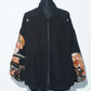 Kurutome Bomber Jacket Royal Cart & Seasonal Flowers | XULY BET