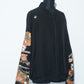 Kurutome Bomber Jacket Royal Cart & Seasonal Flowers | XULY BET