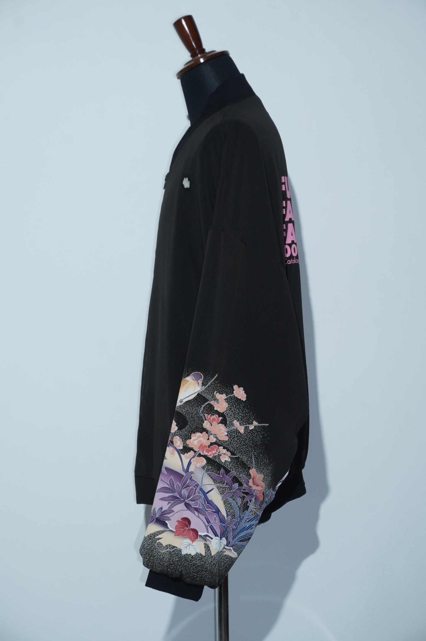 Kurutome Bomber Jacket Lily & Peony | XULY BET