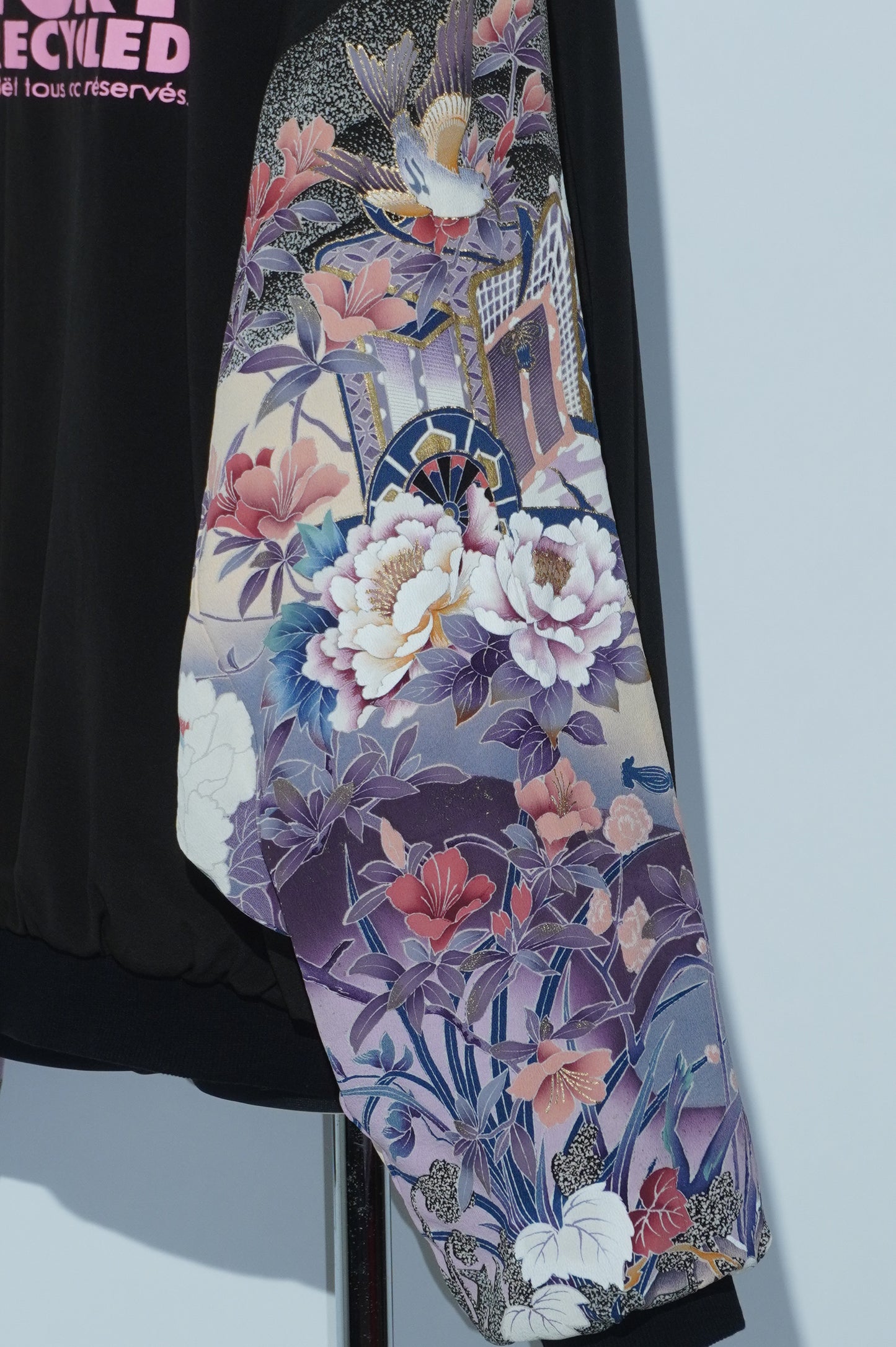 Kurutome Bomber Jacket Lily & Peony | XULY BET