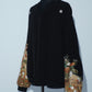 Kurutome Bomber Jacket Crane & Peony | XULY BET